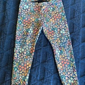 Tea Collection floral leggings 12-18 months